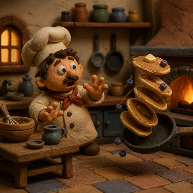 Clay stop motion style preview