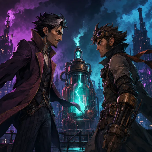 Painterly 3D graphic novel style preview